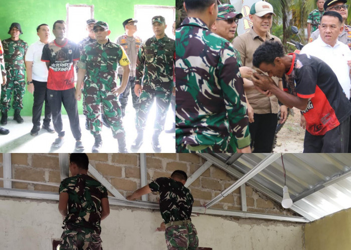 Rumah Iwan Dulu Nyaris Roboh Serta Bocor, Satgas TMMD Rehab dan Kini  Layak Huni 