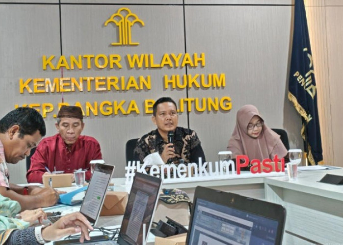 Kanwil Kemenkum Babel Harmonisasikan Ranperda Dan Ranperkada Kota Pangkal Pinang
