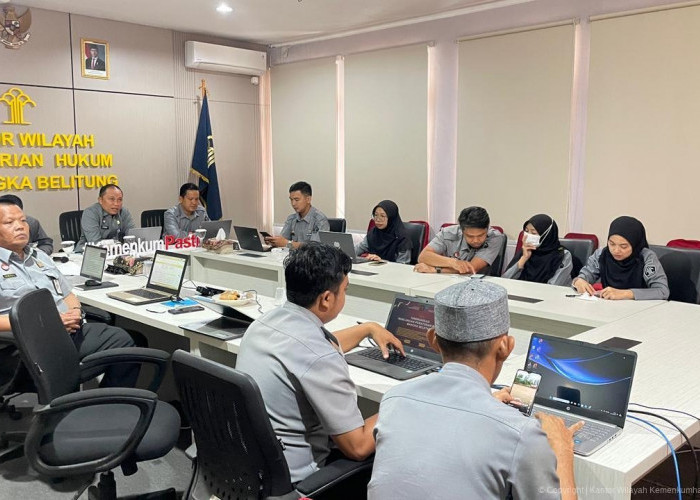 Kanwil Kemenkum Babel fasilitasi pengharmonisasian enam Raperkada Kabupaten Bangka Selatan