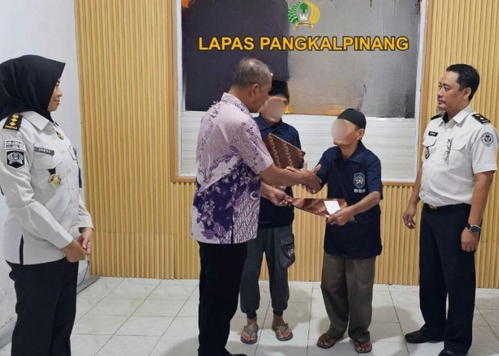 14 Warga Binaan Lapas Pangkalpinang Terima Remisi Waisak, Dua Orang Dapat Remisi Lansia