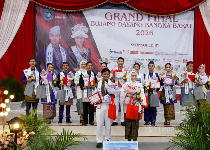 Fasilitasi Grand Final Bujang Dayang 2026, PT Timah Dorong Lahirnya Duta Wisata Muda Bangka Barat