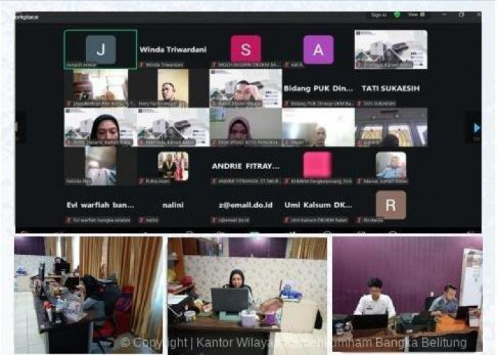 Percepat Pendaftaran Merek, Kanwil Kemenkum Babel sinergi dengan Dinas Koperasi dan UKM Provinsi Babel