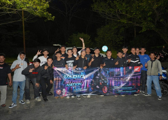 Vario Street Nation 2026 Ribuan Cerita, Honda Babel Satukan Pecinta Vario di Jalanan Pangkalpinang