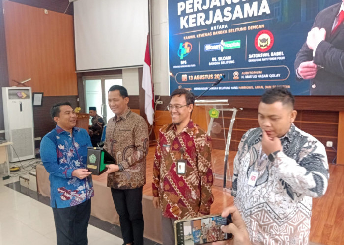 Plt Kakanwil Kemenag Babel dan Kasatgaswil Densus 88 Kecam Promosi Miras Menggunakan Hafalan Surah