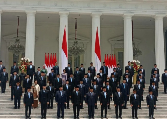 48 Menteri dan 5 Pejabat Kabinet Merah Putih Dilantik Presiden Prabowo