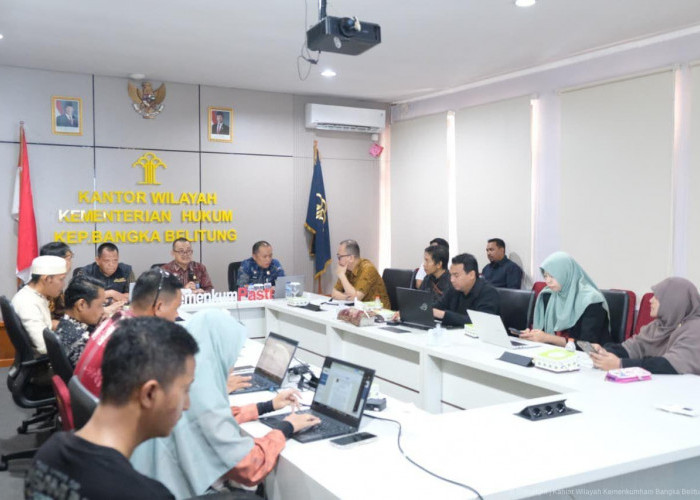 Kanwil Kemenkum Babel Gelar Harmonisasi Dua Ranperda Inisiatif DPRD Provinsi Kepulauan Bangka Belitung