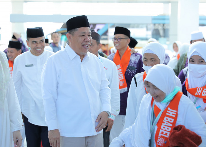 Lepas Jemaah Haji Babel, Gubernur Titip Doa untuk Provinsi 