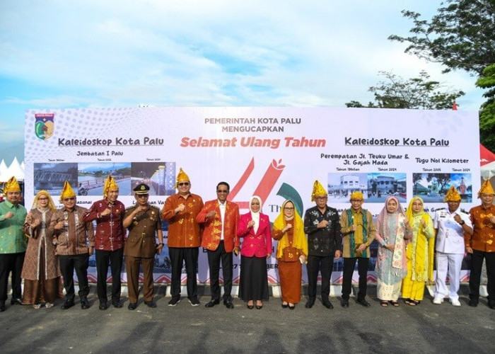 Hadiri HUT ke-46 Kota Palu, Menkumham Dorong Kesadaran Hukum di Masyarakat