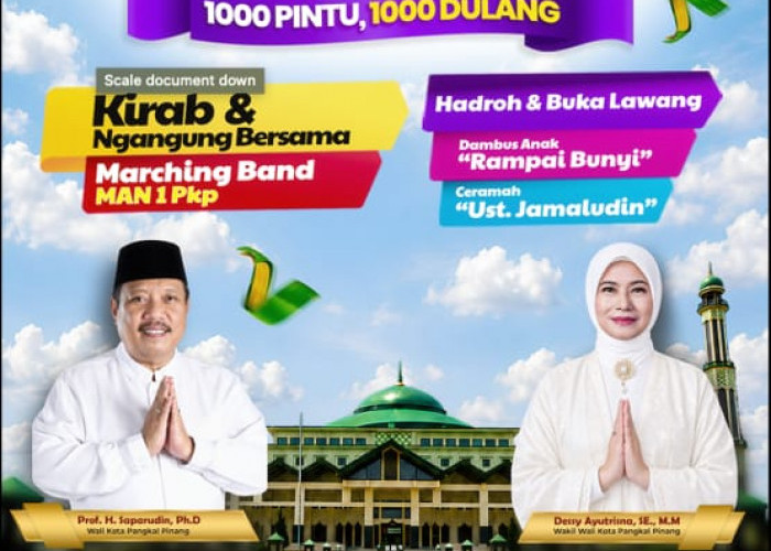 Festival Nganggung Kota Pangkalpinang 2026 “1000 Pintu, 1000 Dulang”