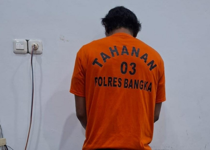 Kiki Ditangkap Satresnarkoba Polres Bangka bersama Sabu 6,81 Gram