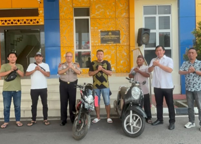 Polresta Pangkalpinang Pinjam Pakaikan 2 Motor Hasil Curanmor ke Korban