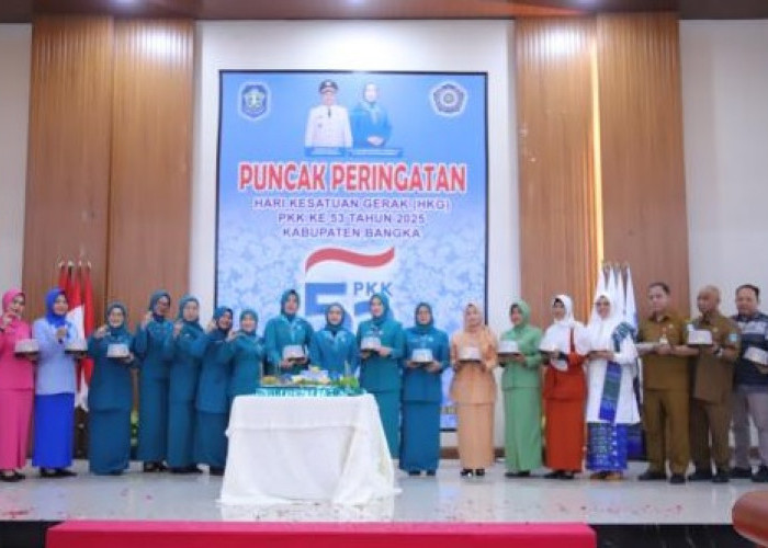 Pj Sekda Bangka Hadiri Peringatan HKG PKK Ke-53 Tahun
