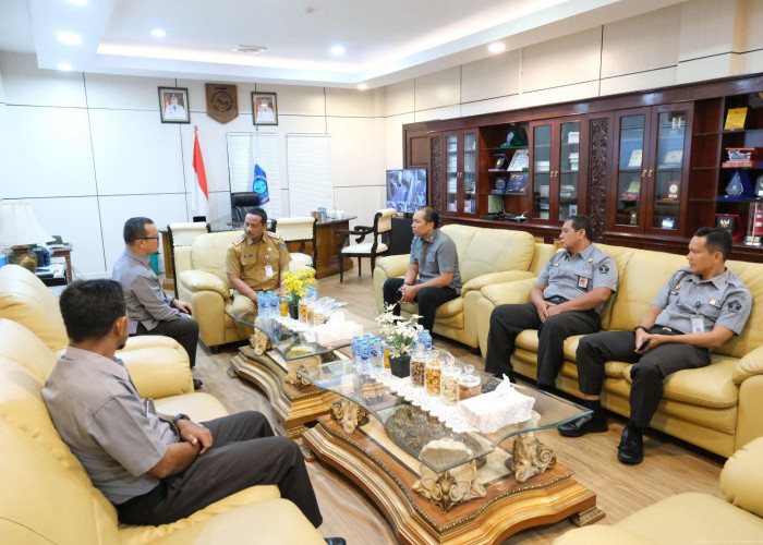 Kanwil Kemenkum Babel Laksanakan Audiensi dengan Pemprov Babel Membahas Peresmian Pos Bantuan Hukum Nasional