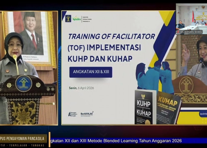 Kanwil Kemenkum Babel Ikuti Training of Facilitator Implementasi KUHP dan KUHAP Tahun 2026