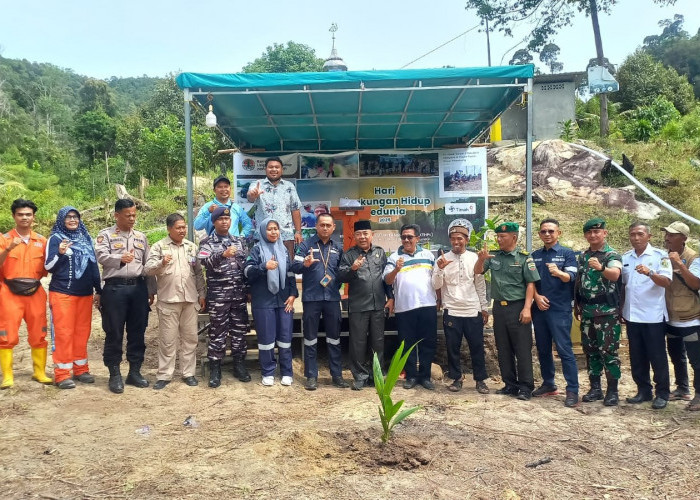 PT Timah Tanam Ratusan Pohon Produktif di Kabupaten Karimun 