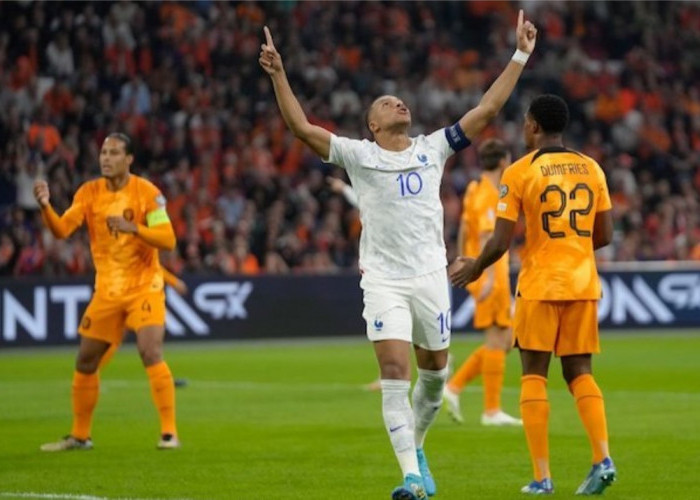 Gol Mbappe di Kandang Belanda Bawa Ayam Jantan ke Euro 2024