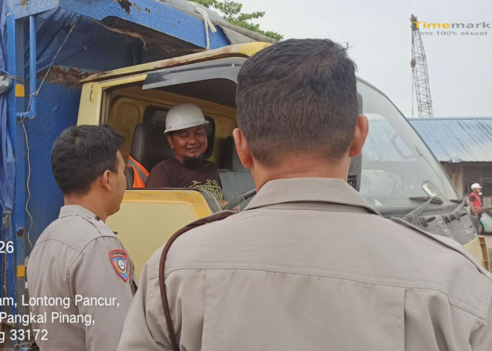 Jaga Keamanan Wilayah, Polsekwas Pelabuhan Pangkalbalam Gelar Patroli Rutin