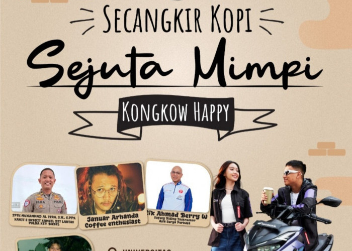 SEJUTA MIMPI, SECANGKIR KOPI! Honda Babel Ajak Mahasiswa UAB Ngobrol Seru