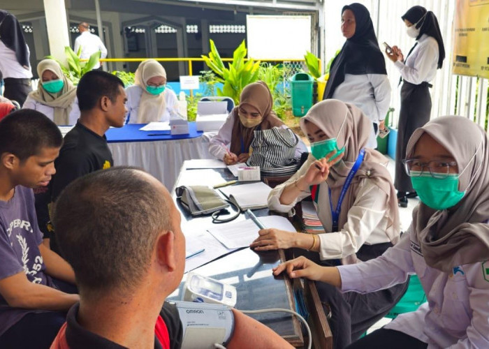 Lapas Pangkalpinang dan Puskesmas Gerunggang Hadirkan CKG sebagai Kado Kesehatan