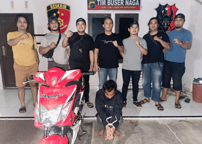 Tak Kapok, Residivis di Pangkalpinang Ini Kembali Curi Motor