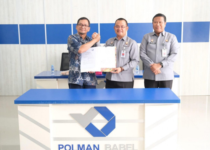 Kanwil Kemenkum Babel dan Polman Timah Resmi Tandatangani MoU Penguatan Layanan dan Sentra Kekayaan Intelektua