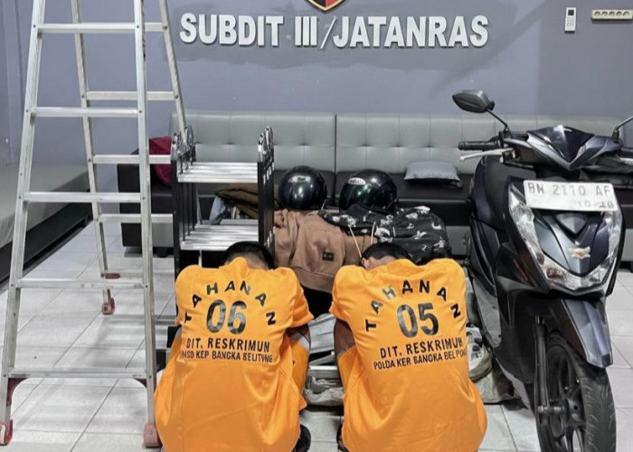 Dua Sekawan di Pangkalpinang Ini Nekat Mencuri Demi Sabu dan Judol