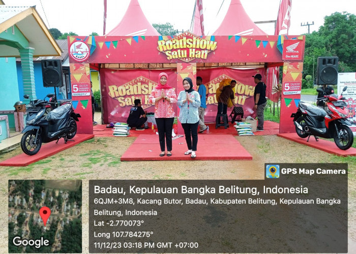 Honda ASP Belitung Road Show ke Desa Kepayang, Beri Servis Ekonomis dan Hibur Warga 