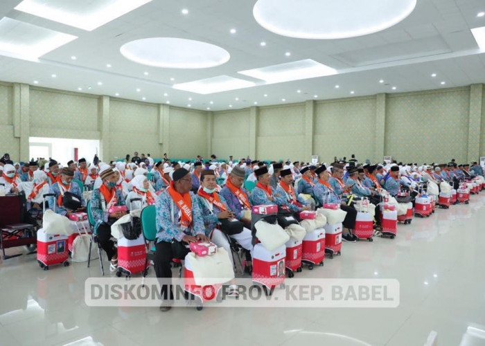352 Jemaah Calon Haji Bangka Belitung Kloter Terakhir Resmi Diberangkatkan ke Tanah Suci