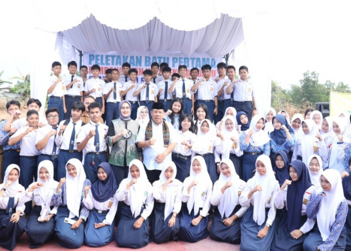 Wujudkan Harapan Warga, Gubernur Hidayat Arsani Mulai Pembangunan SMA Negeri 5 Pangkalpinang