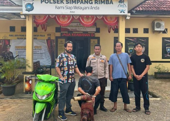Curi Mesin Pompa Air di Pembibitan Sawit, Pria di Simpang Rimba Harus Berakhir Begini 
