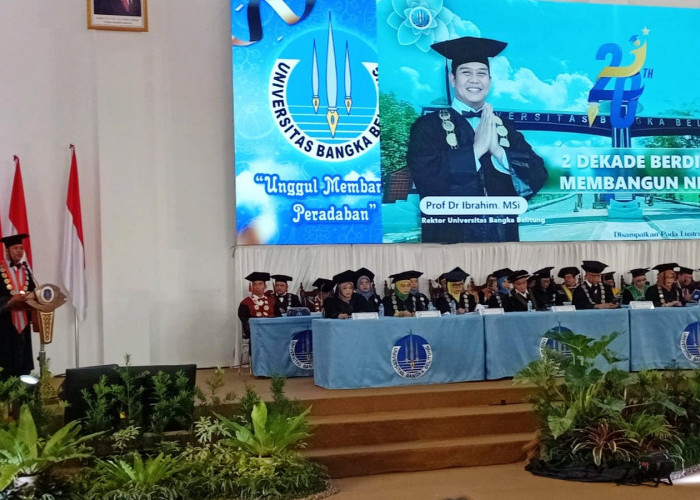 Dua Dekade Berdikari, UBB Kukuhkan Tiga Guru Besar Perempuan dan Resmikan Balai Utama