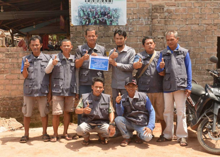 Lengkapi Sarana Ojek Pangkalan, PT Timah Serahkan Bantuan ke Komunitas Ojek Garuda Toboali