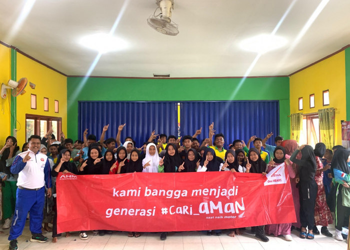 Honda Babel Intensifkan Edukasi Keselamatan Berkendara di SMPN 3 Kelapa Kampit