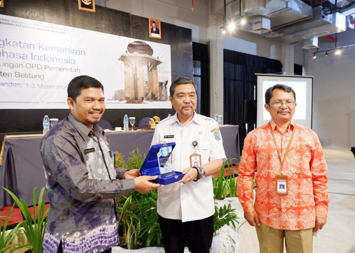 Kantor Bahasa Babel Tingkatkan Kemahiran Pengonsep Surat Dinas