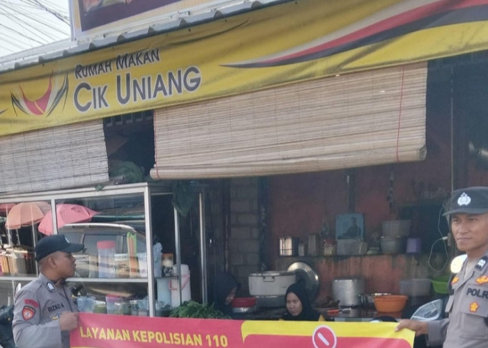 Patroli Dialogis Cegah Geng Motor, Polsek Taman Sari Sosialisasi Call Center 110