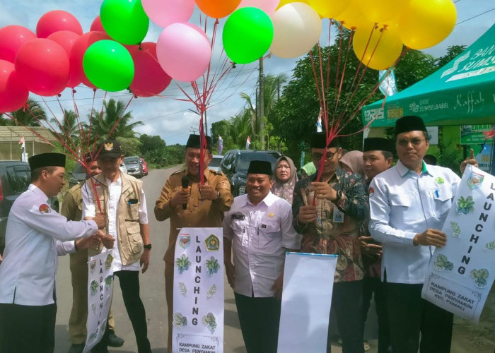 Bupati Fery Insani Launching Kampung Zakat di Desa Penyamun Pemali   