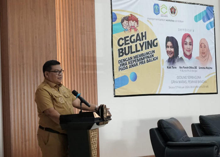 Buka Workshop Cegah Bullying, PJ Bupati: Semoga Bermanfaat untuk Pelajar dan Pendidik