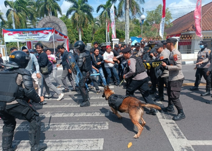 Jelang Pilkada Serentak, Polresta Pangkalpinang Gelar Sispamkota