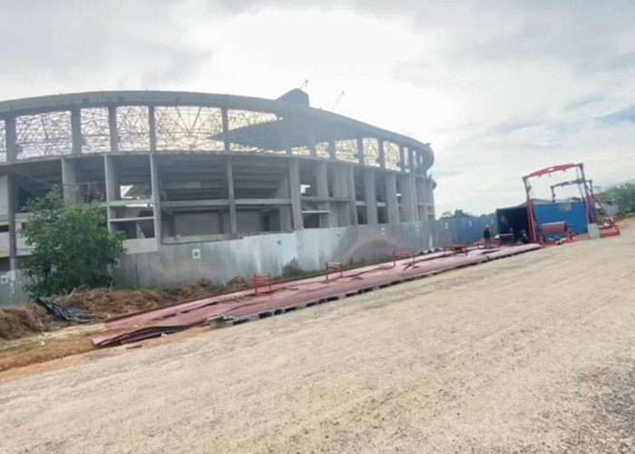 Sarana Penunjang Porprov VI Babel, Begini Progres Pembangunan Stadion dan Sport Hall