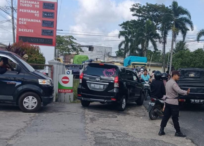 Polresta Pangkalpinang Redam Panic Buying BBM di Pangkalpinang