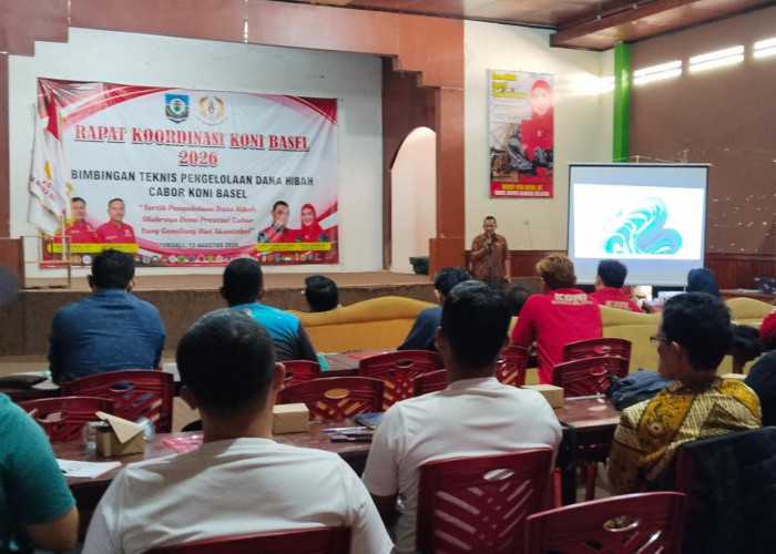 KONI Bangka Selatan Gelar Bimtek Pengelolaan Dana Hibah Bersama Cabor, Cegah Masalah Hukum 