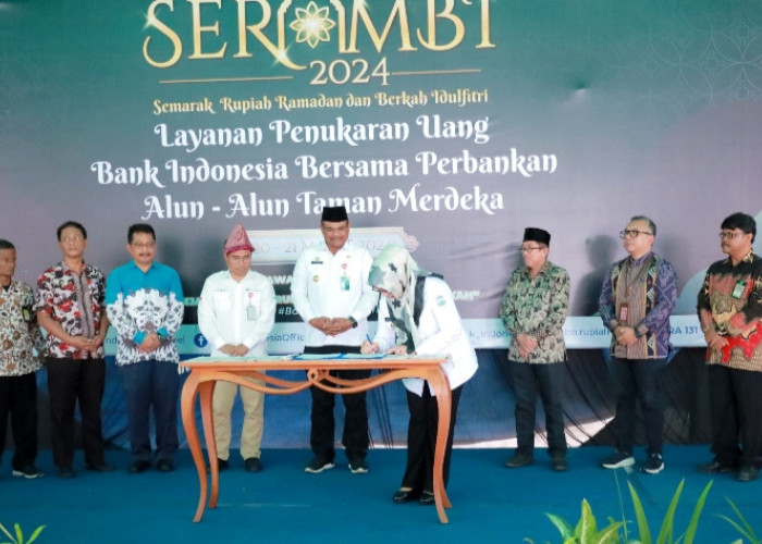 Pj Wako Lusje Hadiri Kick Off SERAMBI 2024, Layanan Penukaran Uang Bank Indonesia di Momen Ramadan & Idulfitri