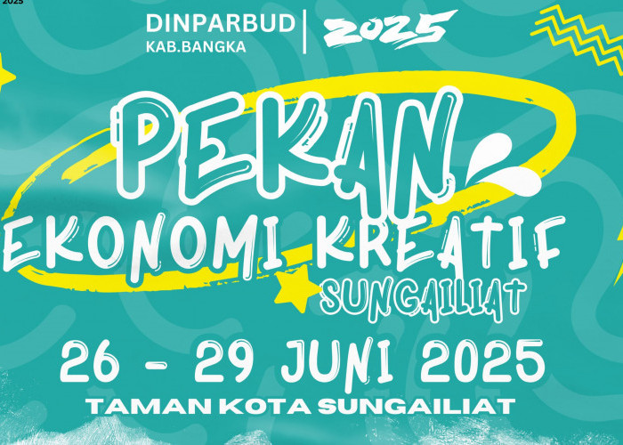 Dinparbud Tetapkan Jadwal Pekan Ekonomi Kreatif Sungailiat 2025