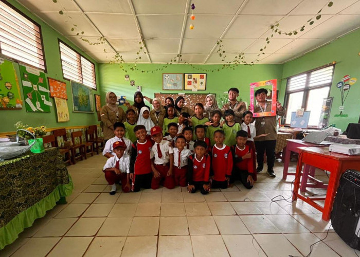 Mahasiswa KKN Unmuh Babel Dorong Siswa SDN 14 Sijuk Stop Bullying, Kembangkan Karakter Positif