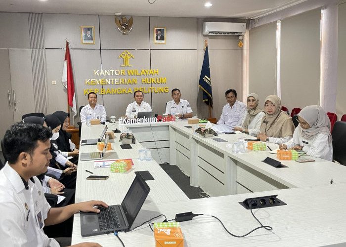 Kanwil Kemenkum Babel Fasilitasi Harmonisasi Ranperwako Pangkal Pinang tentang RKPD Tahun 2027