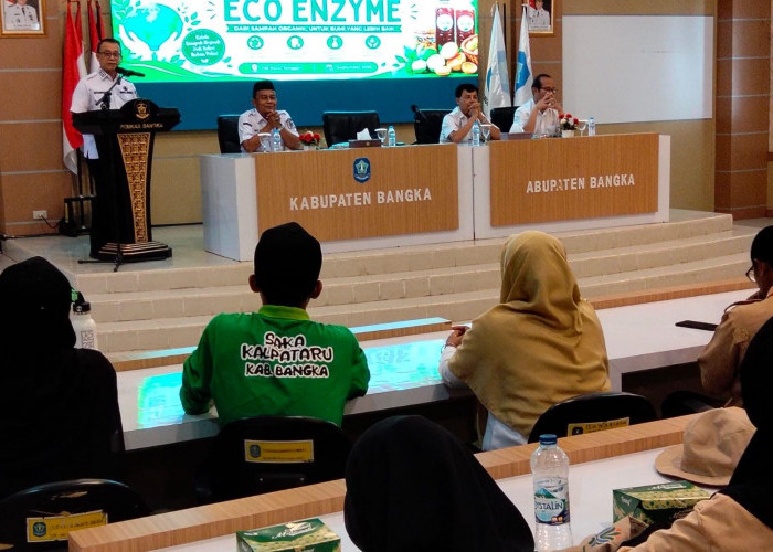 Wabup Bangka Buka Workshop Eco Enzyme: Langkah Sederhana Kelola Sampah Organik