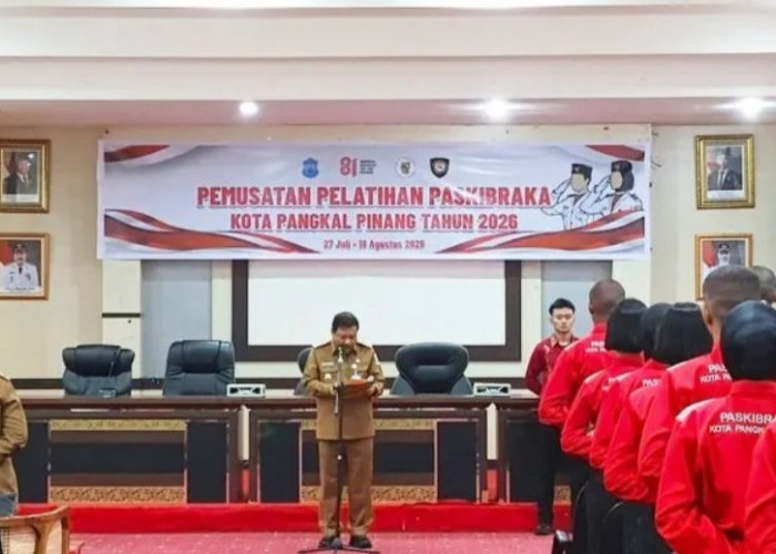 Pemkot Pangkalpinang Mulai Gembleng Calon Paskibraka untuk HUT Ke-81 RI