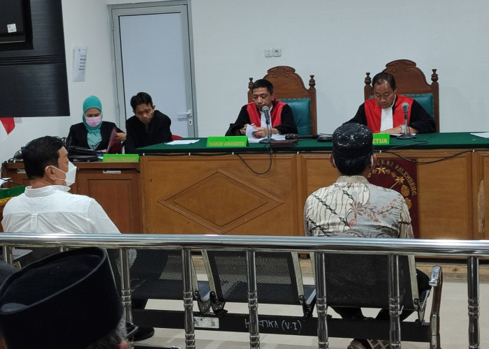 Sidang di Pengadilan Tipikor Palembang, Afen Sawit Minta Dakwaan Dibatalkan, Bachtiar Sebut Sejumlah Penyidik 