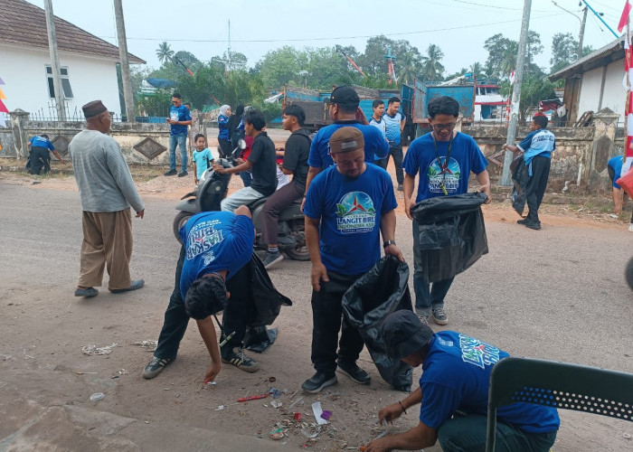 Demokrat Gelar Gerakan Langit Biru di Bangka Tengah, Ada Aksi Bersih Lingkungan dan Umrah Gratis