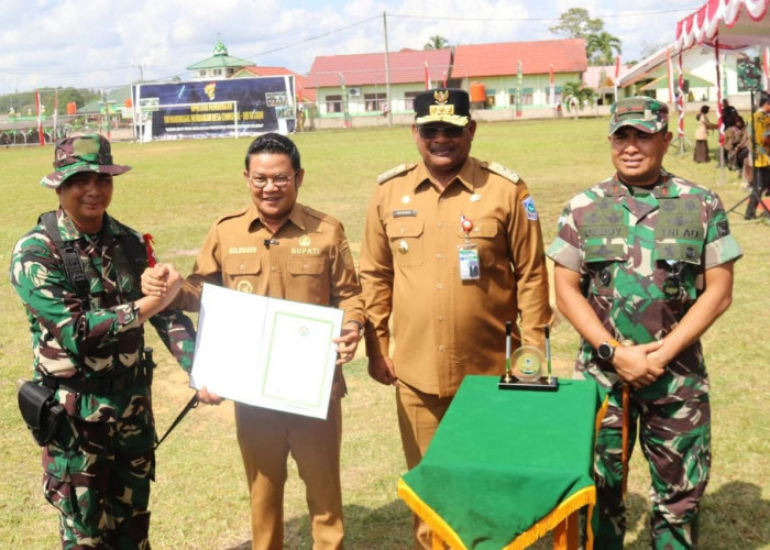 TMMD 119 di Desa Tepus Dibuka,  Bupati Riza Ucapkan Terima Kasih TNI